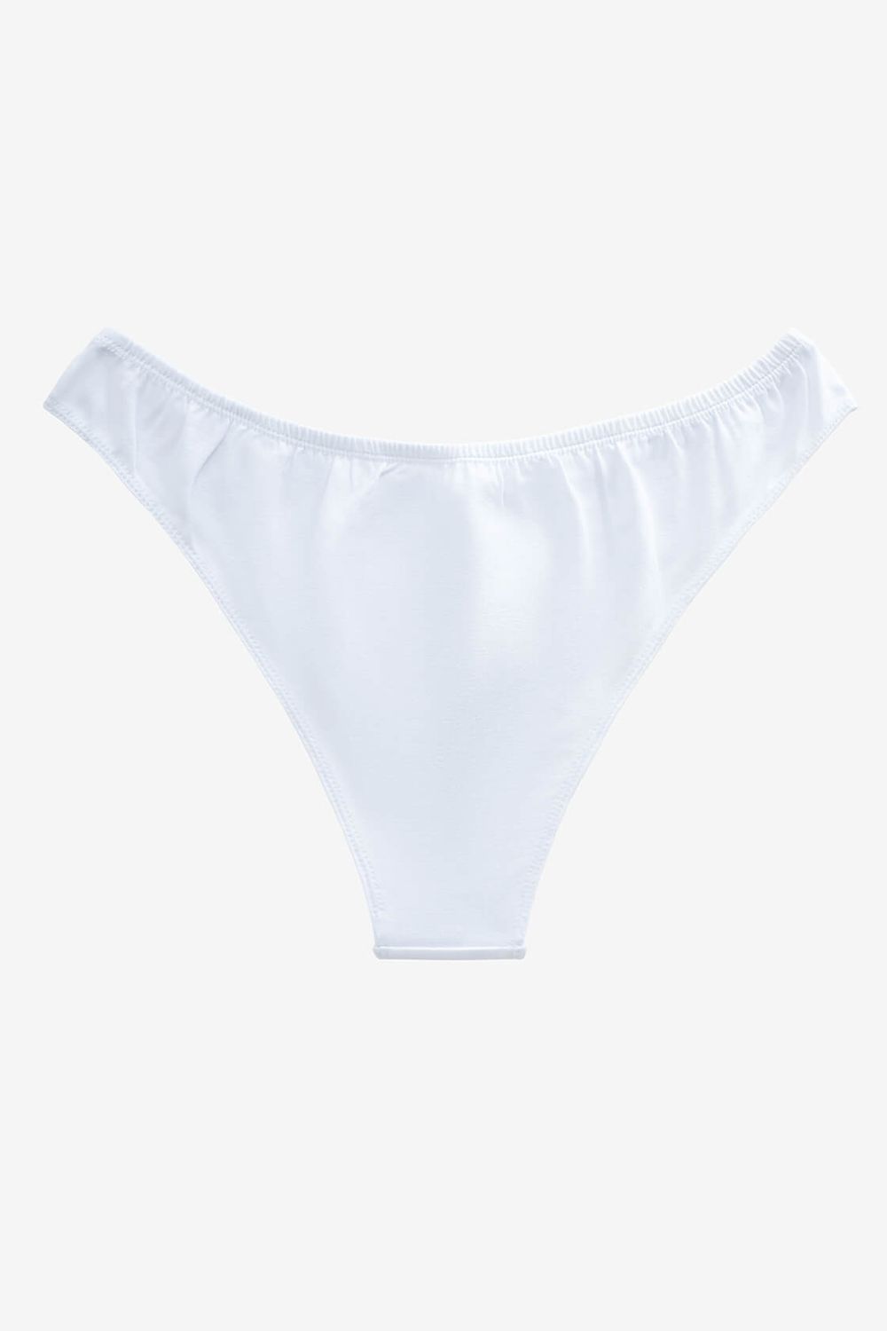 Хлопковые трусики «Beautiful but boring» Белые