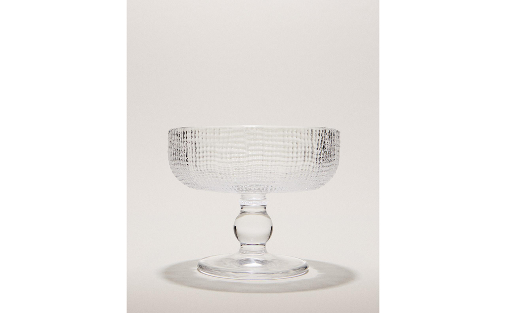 Zara Home бокал из стекла, цвет прозрачный, 12 см