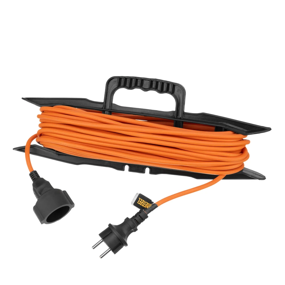 Удлинитель-шнур силовой Garden Series, б/з, ПВС, 20м, 1 розетка, 2 x 1 мм, Denzel