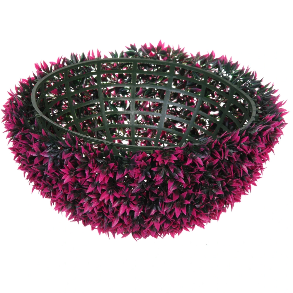 Искусственное растение шар «Самшит» цветная трава D-38см Ultramarine