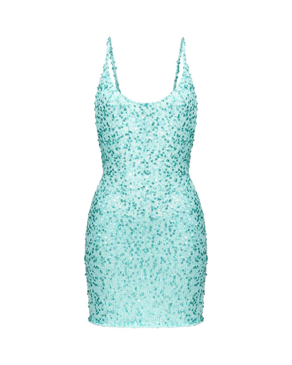 Платье вязаное Tiffany бирюзовый