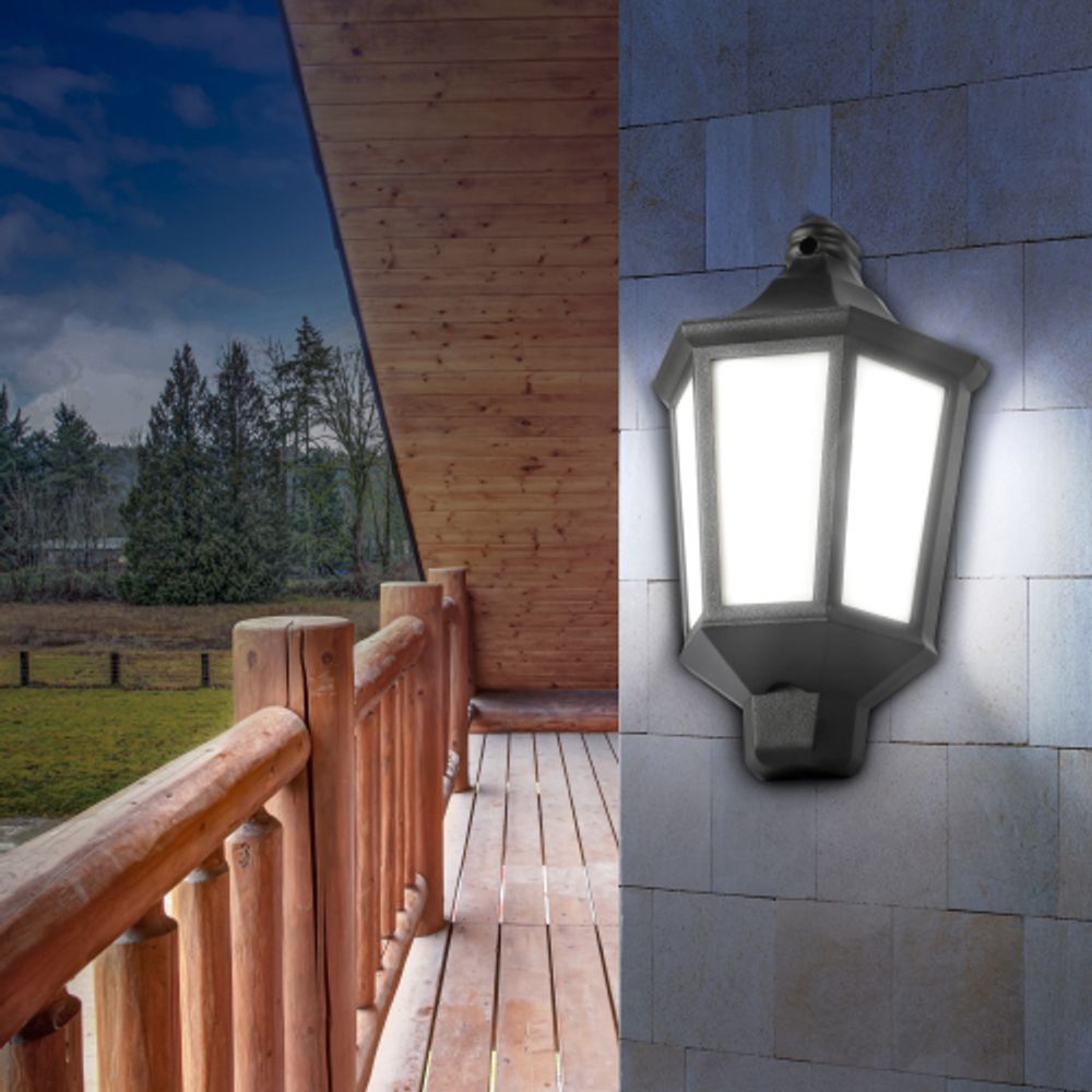 Садово-парковый светильник ЭРА НБУ 06-60-003 Ника 60Вт черный белое основание матовый | Садово-парковые светильники