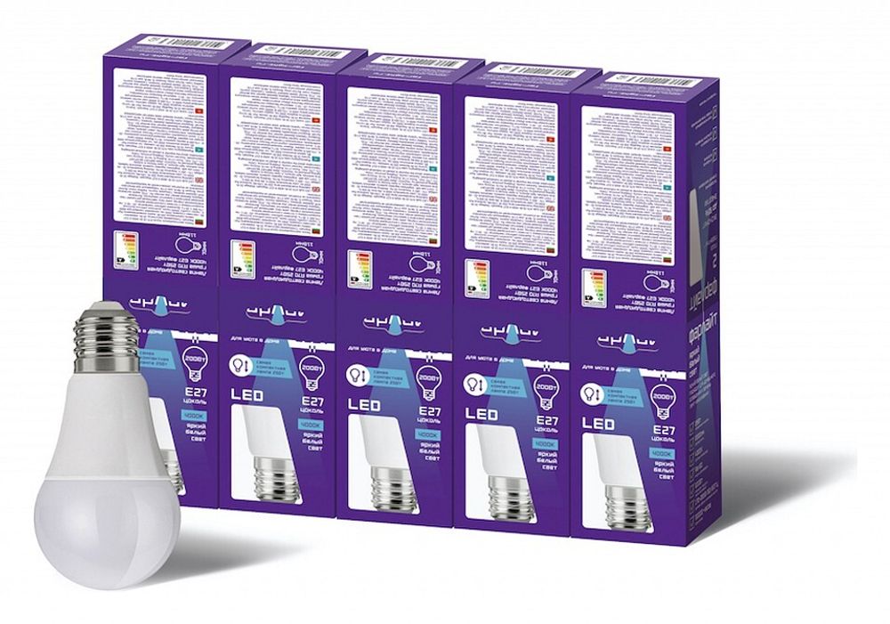 Лампа светодиодная Farlight А60 E27 25Вт 4000K FAR000112