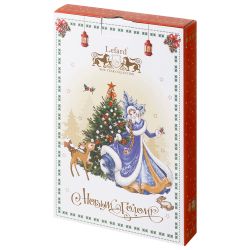 БЛЮДО LEFARD "ДЕД МОРОЗ И СНЕГУРОЧКА" ПРЯМОУГ. 25*16*3 СМ (КОР=12ШТ.)