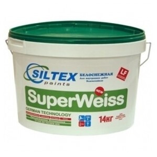 Краска матовая дисперсионная СуперВайз - SuperWeiss 14кг