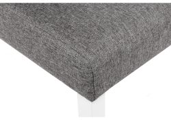 Стул Menson white / fabric pebble