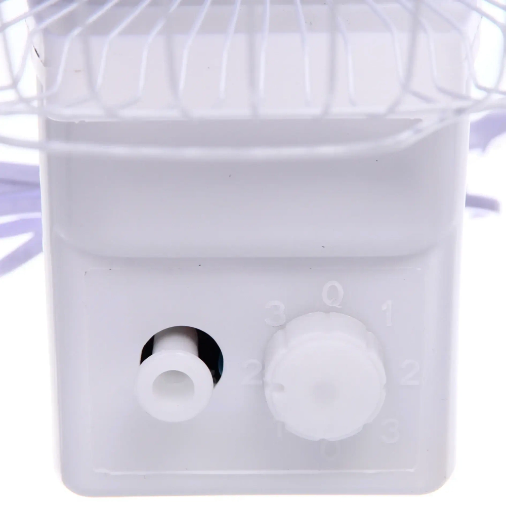 Вентилятор напольный «CHANGLI CROWN», 1601, бело-синий