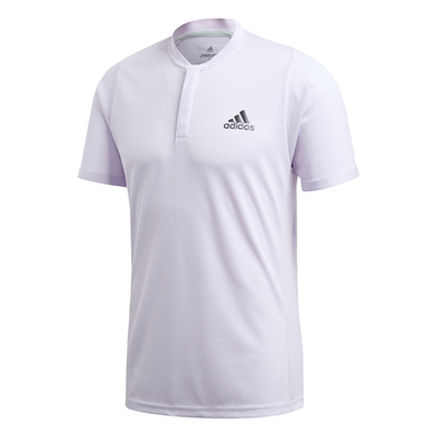 Мужское поло теннисное Adidas Freelift Polo Heat Ready - purple tint/legend earth