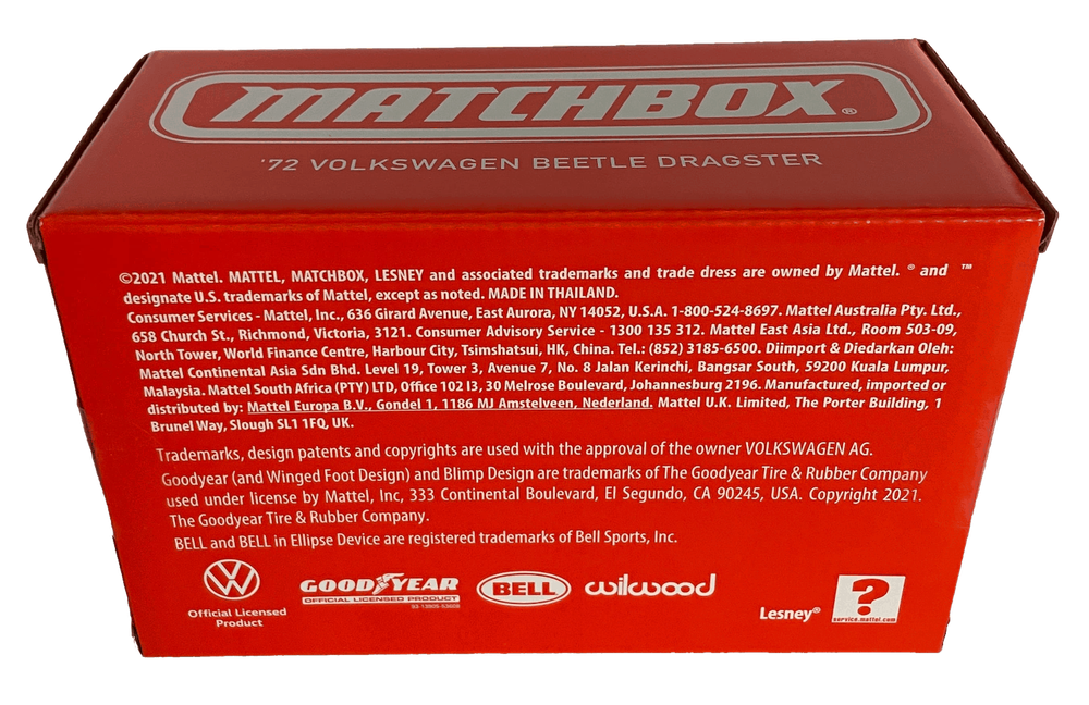 Matchbox Collectors '72 Volkswagen Beetle Dragster (2022)