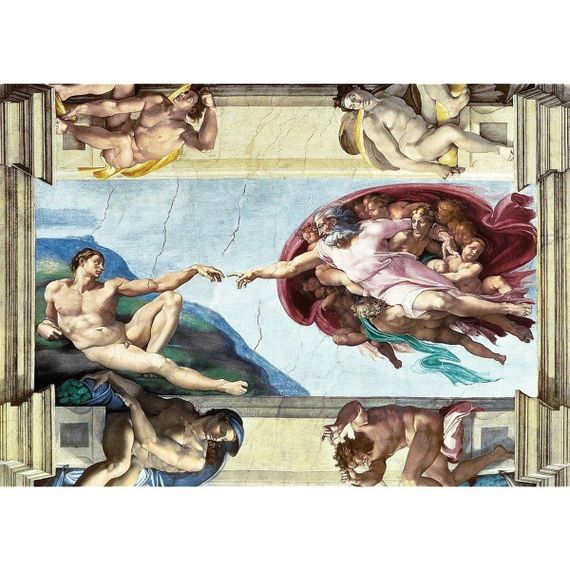 Puzzle &quot;1000&quot; - Art Collection - The Creation of Adam