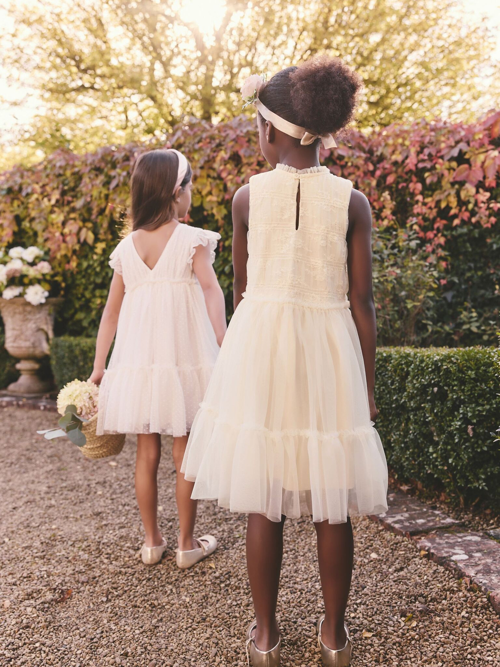 Платье для девочки Next E59-796, Светло-желтый