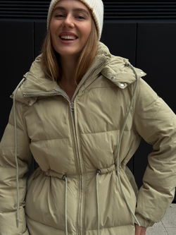 Пуховик Bob зеленое яблоко