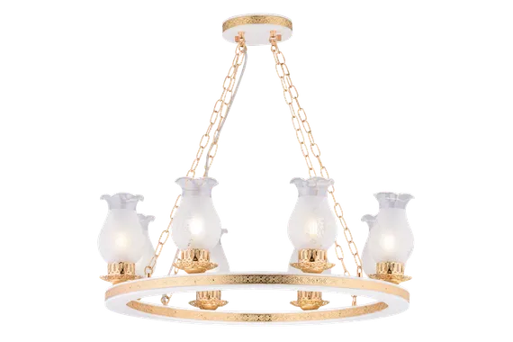 85649/8B WHITE+FGD (1) Люстра