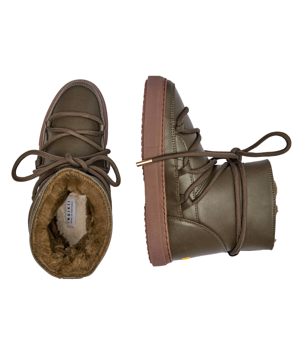 Утепленное угги GRAPE INUIKII - хаки(05000-003)