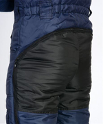 Костюм "ЛЮКС" Синий с черным куртка, полукомбинезон тк. Оксфорд