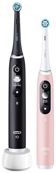 Электрические зубные щетки Oral-B iO 6 DUO Black Lava и Pink Sand