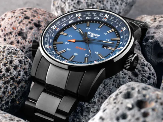 Швейцарские тактические часы Traser P68 Pathfinder Gmt Blue 109524