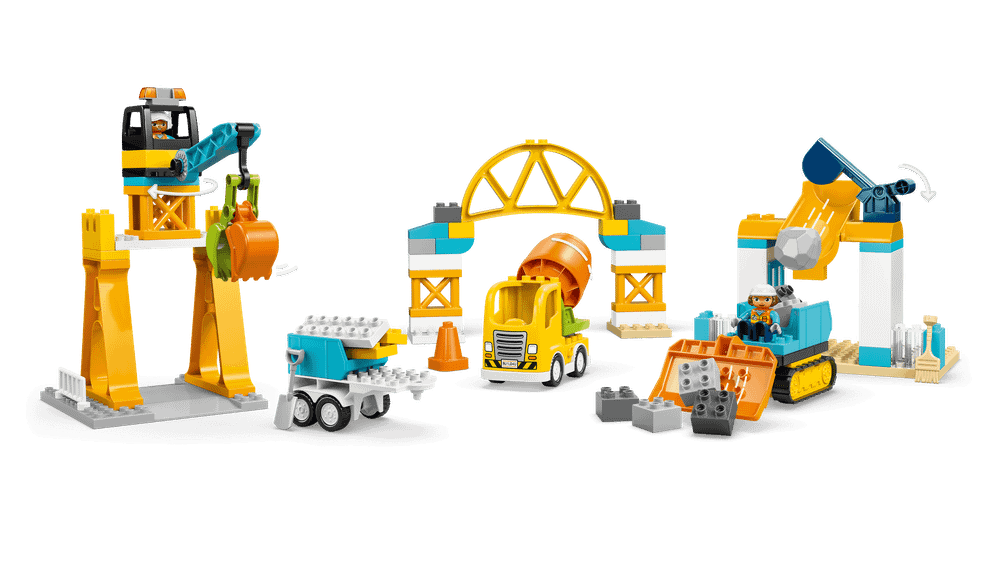 Конструктор LEGO Duplo 10476 3 in 1 Construction Site and Vehicles