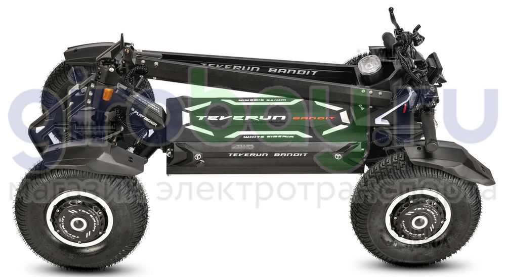 Электросамокат WHITE SIBERIA TEVERUN BANDIT 4x4 7200W 60V/60AH фото №19