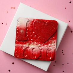 394 | Форма для шоколадных плиток "I love you" (275*135 мм)