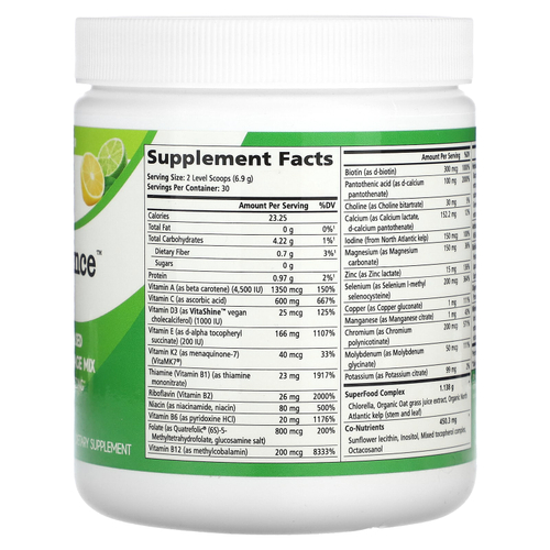 Pure Essence, Порошок LifeEssence, со вкусом лимона и лайма, 207 г