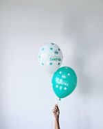 Шар с рисунком 30 см С рождением сыночка (БГ-17)