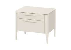 Тумба прикроватная Type 2 ящика ширина 60 см (молочный)