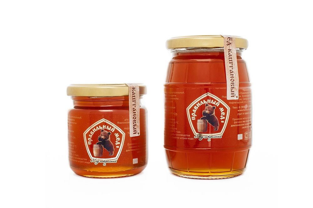 Каштановый Мёд, 250-500 г