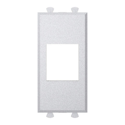 Адаптер без шторки для Keystone, "Avanti", "Закаленная сталь", 1 модуль