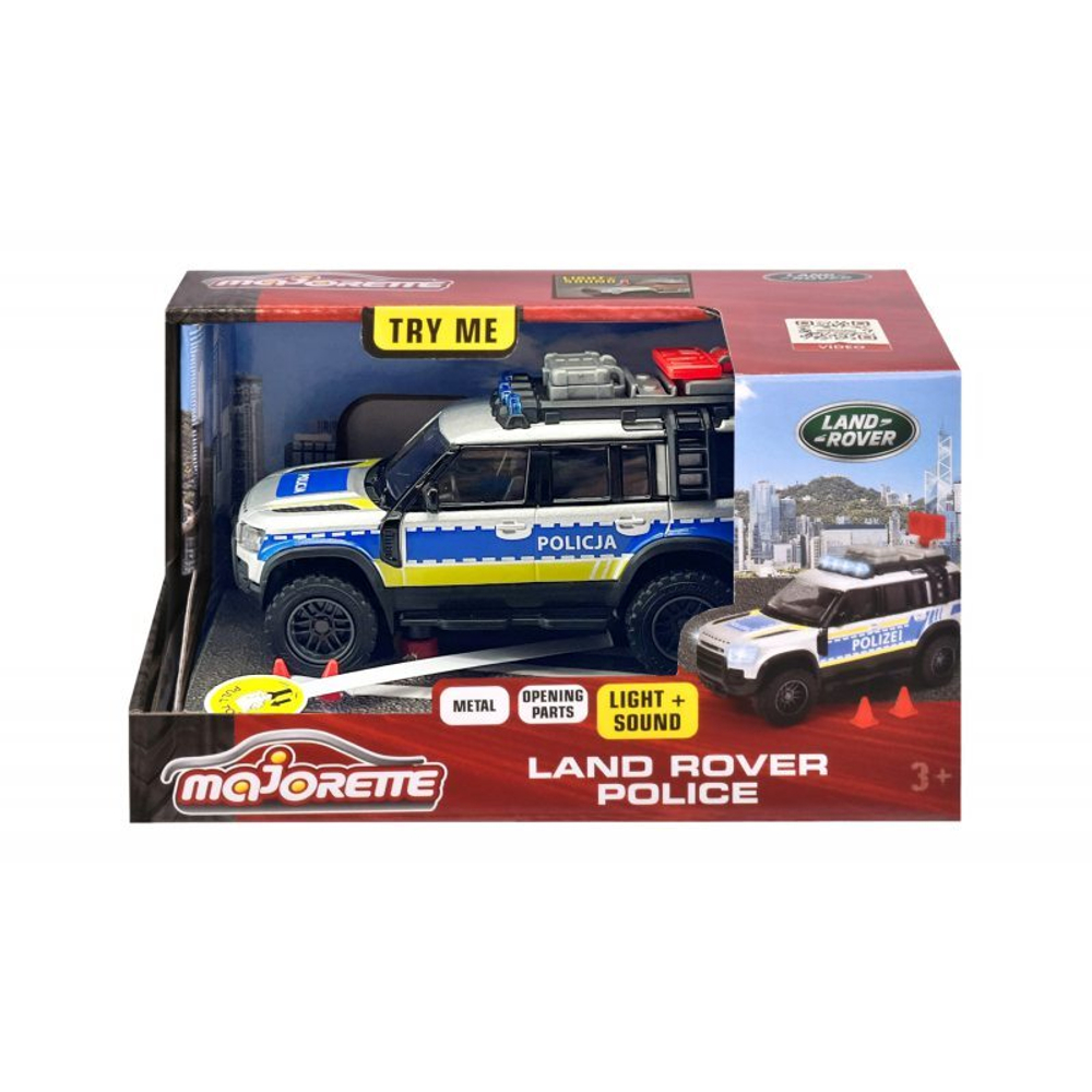 Majorette - полицейская машина Grand Land Rover 12,5 см 3712000