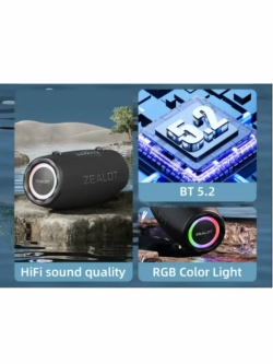 Портативная Bluetooth Колонка S87 80W black
