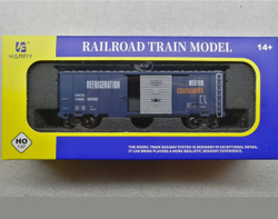 Модель Крытого вагона 40 box with sliding для Железной дороги HanFly Metal Model Train, 1 состав - HF98210 , Возрастные ограничения от 14+
