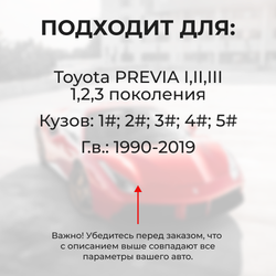 Ремкомплект ограничителей дверей Toyota PREVIA 1#; 2#; 3#; 4#; 5# (2 двери, тип 1) 1990-2017