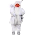 Дед Мороз - Лесовичок «Снежные времена» 60 см, Белый