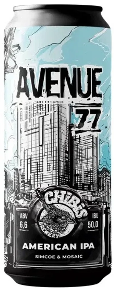 Пиво Чибис Авеню 77 Симкое &amp; Мозаик / Chibis Avenue 77 Simcoe &amp; Mosaic 0.45 - банка