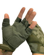 Перчатки Без пальцев, Олива