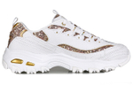 Skechers D"Lites Low Top Daddy Shoes White/Gold Women"s
