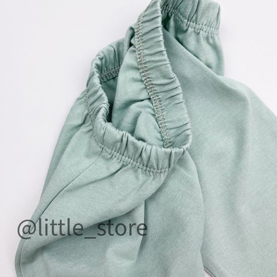 Штанишки хлопковые "Весенняя зелень" холодная мята