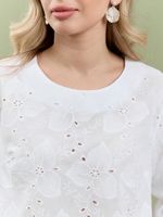 Блузка Милица-1 Виотекс БЕЛЫЙ -3