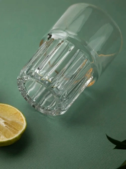 Набор универсальных бокалов, 340 мл. 6 шт. золотая кайма