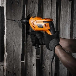 Дрель ударная электрическая ЕРМАК ДУ-780-Б, 780Вт, быстрозаж. патрон 13мм, 0-3000 об/мин, рег.скор, реверс