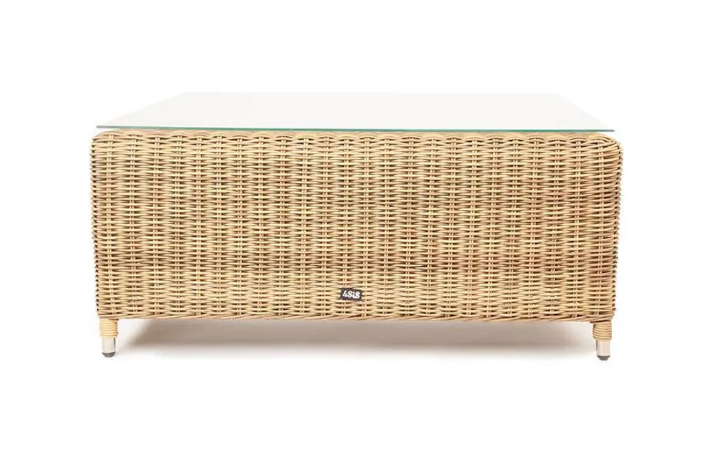 "Кон Панна" столик журнальный из искусственного ротанга, цвет соломенный