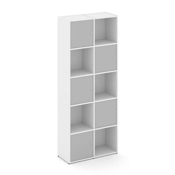 Locker plus Комплект №8 LK.K-008 Белый/Серый 798*350*1983