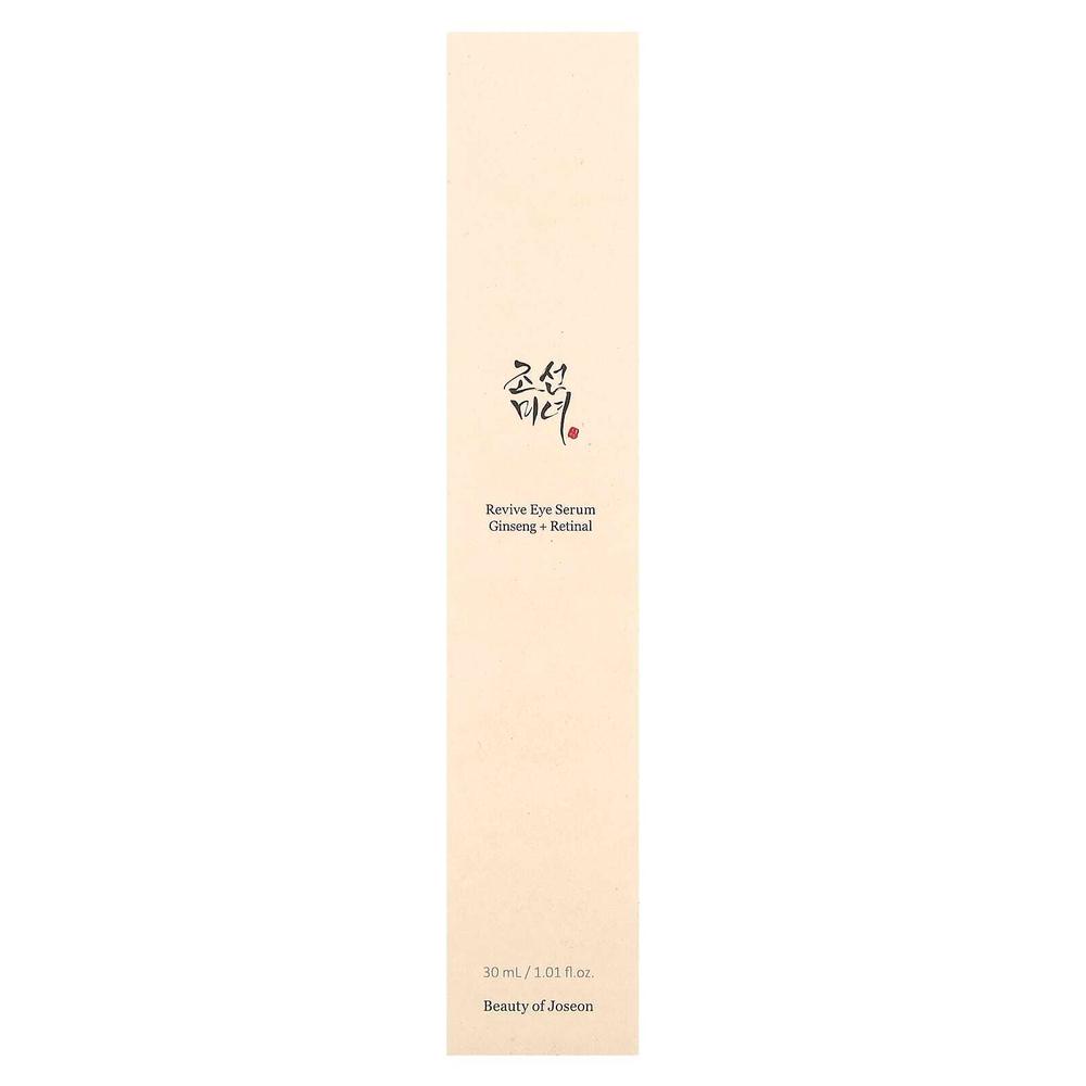 Beauty of Joseon, Revive Eye Serum, женьшень и ретиналь, 30 мл (1,01 жидк. унц.)
