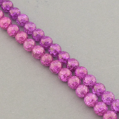 Нитка Кварц 39 см. 8 мм. (Без замка) - Фиолетовая