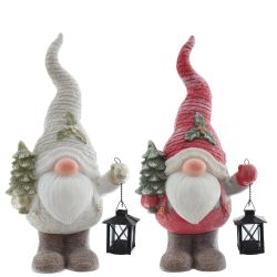 GAEM Фигурка декоративная "Гном" (с подсвечником), L27 W17 H51 см, 2в.