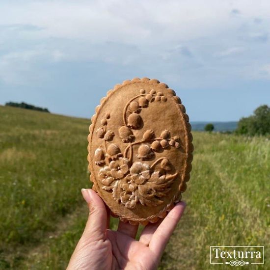 Печатный пряник с ландышами