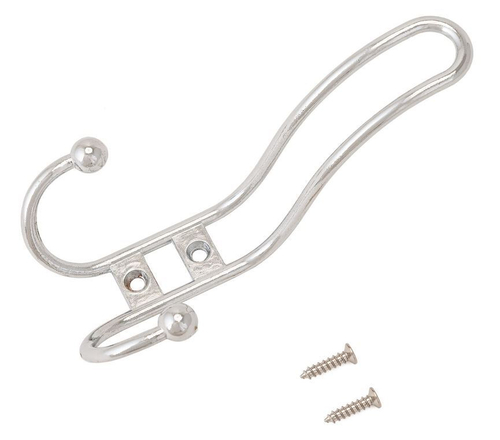 Крючок-вешалка StahlBuro 208 A CP хром (3крючка) большой  Европакет/ 16105