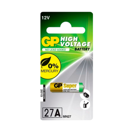 Элемент питания GP Alkaline LR27 BL1 27AFRA-2C1 (1/10/600)