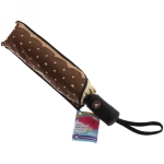 Зонт женский полуавтомат «Ультрамарин - Лагуна», микс 6 цветов, 8 спиц, d-100см, длина в слож. виде 28см, голубые цветы